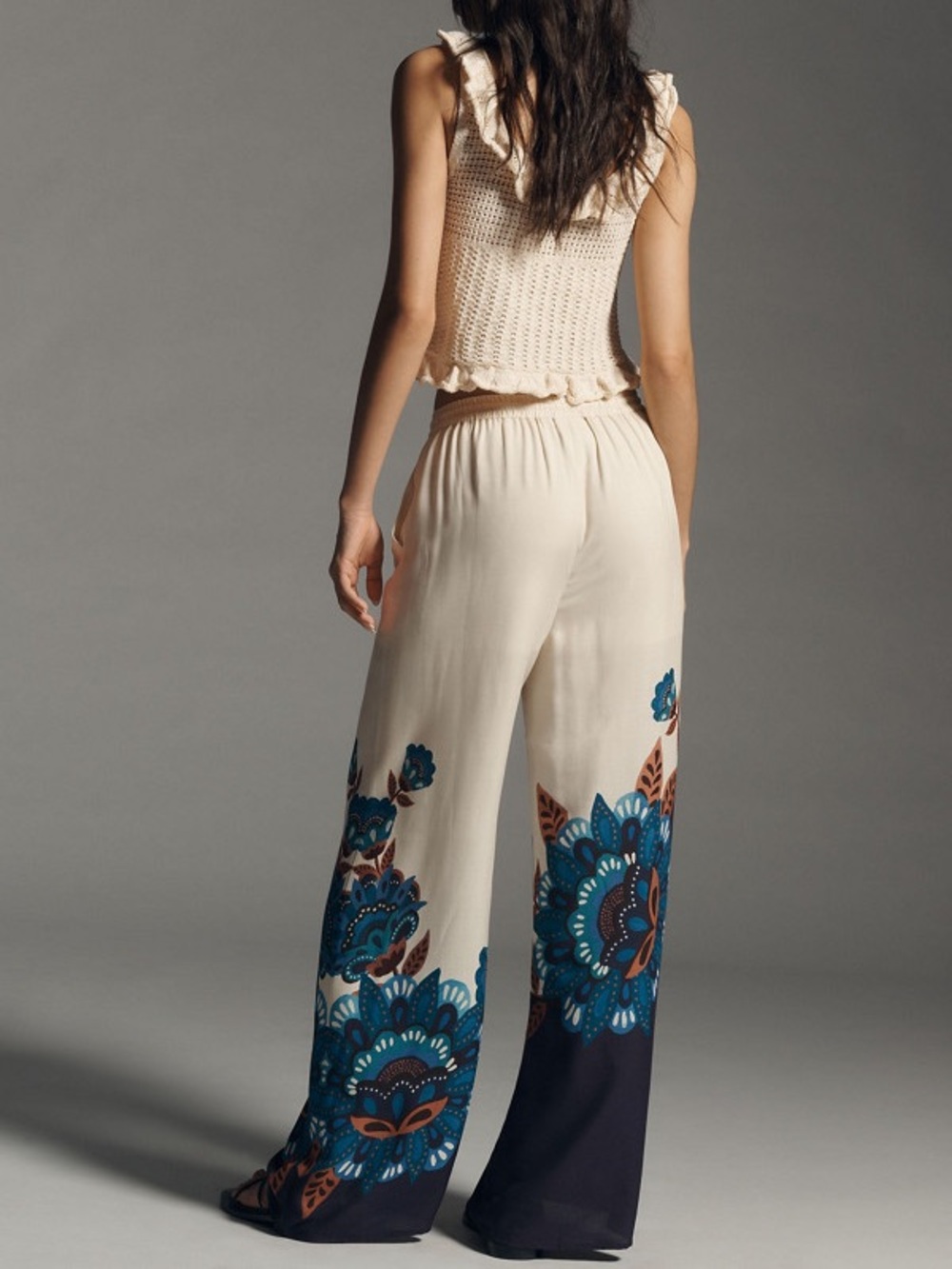 Farm Rio Printed Pull-On Pants - Picture 2 of 11